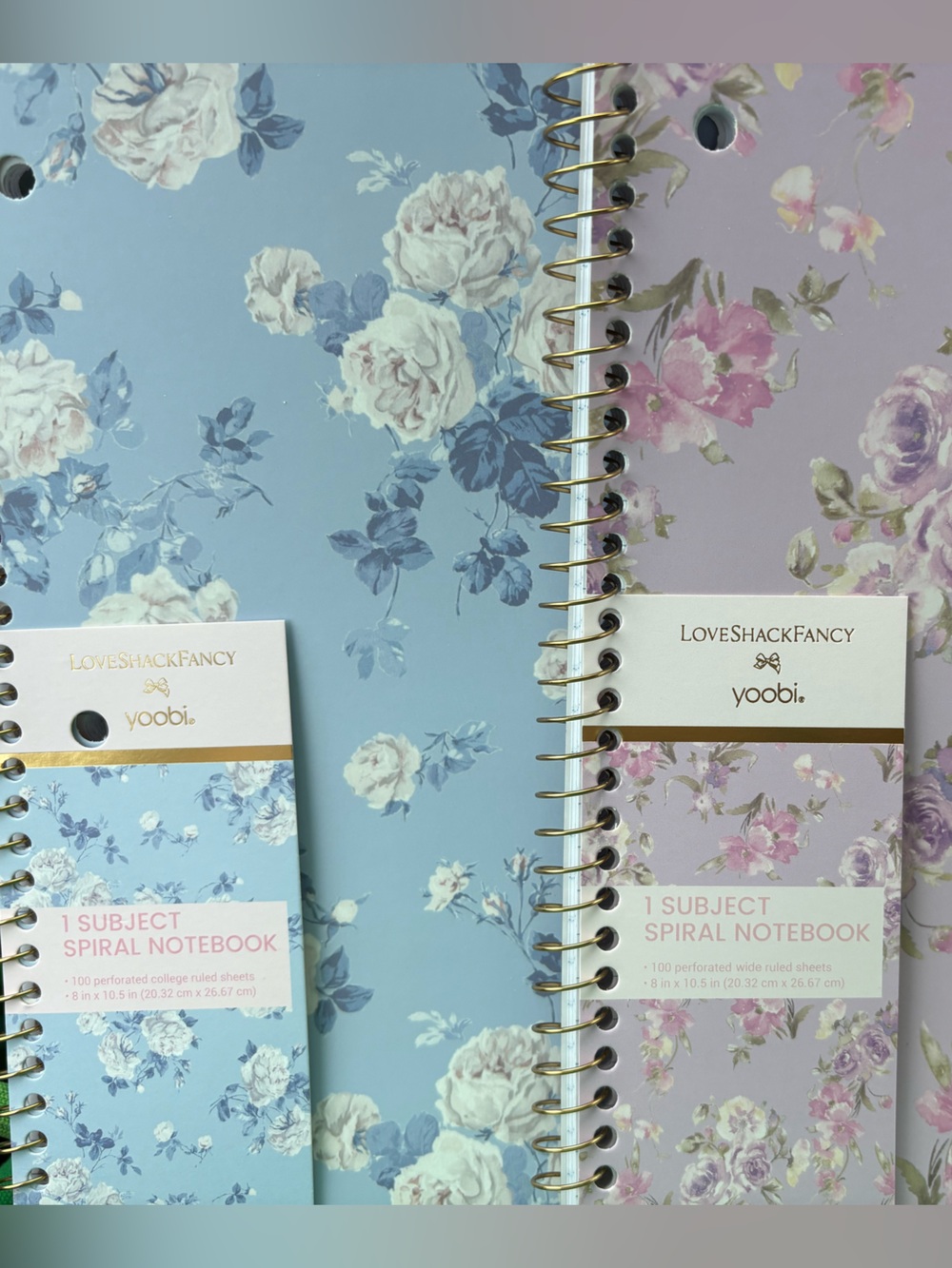 LoveShackFancy, Target notebook bundle, set,